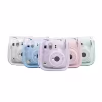 کیف چرمی دوربین فوجی فیلم Instax Mini 12 Clear Soft Bag
