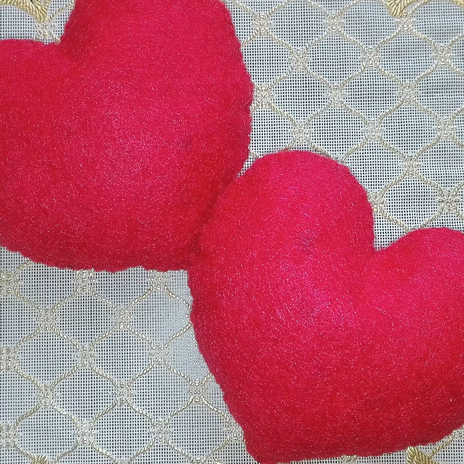 آویز قلب کوچولو نمدی مناسب آویز مگنت سایز 9در9