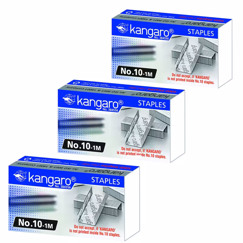 سوزن منگنه کانگرو سایز 10/1 بسته 3000 عددی