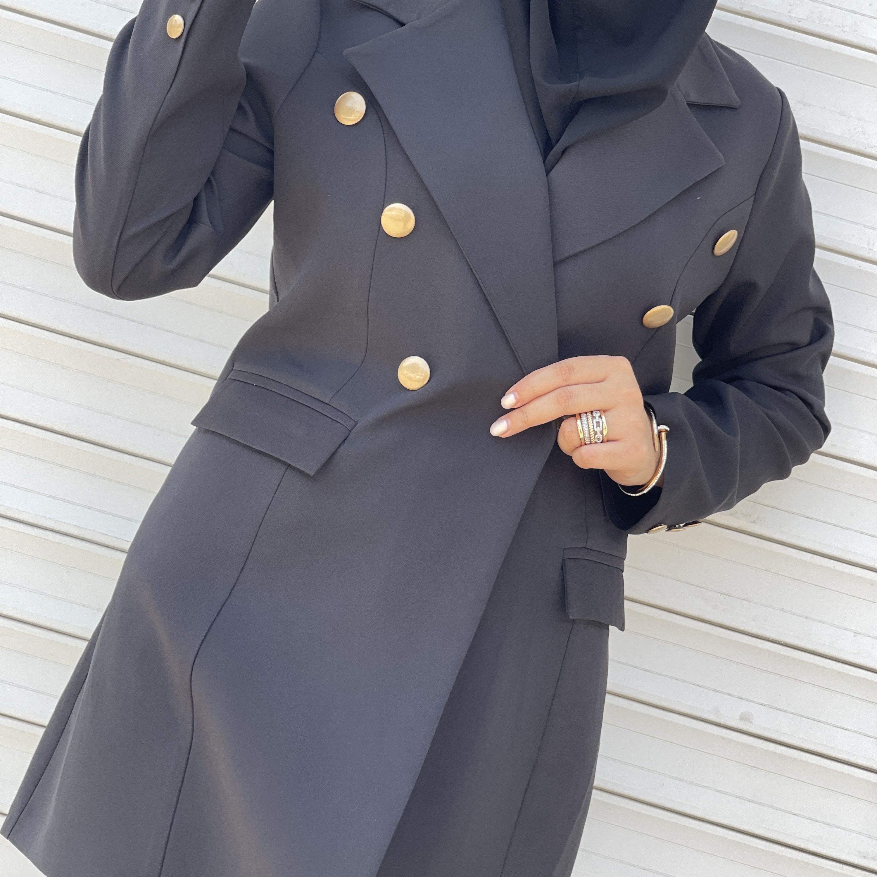 مانتو زنانه(کرپ مازارتی،جنس عالی)