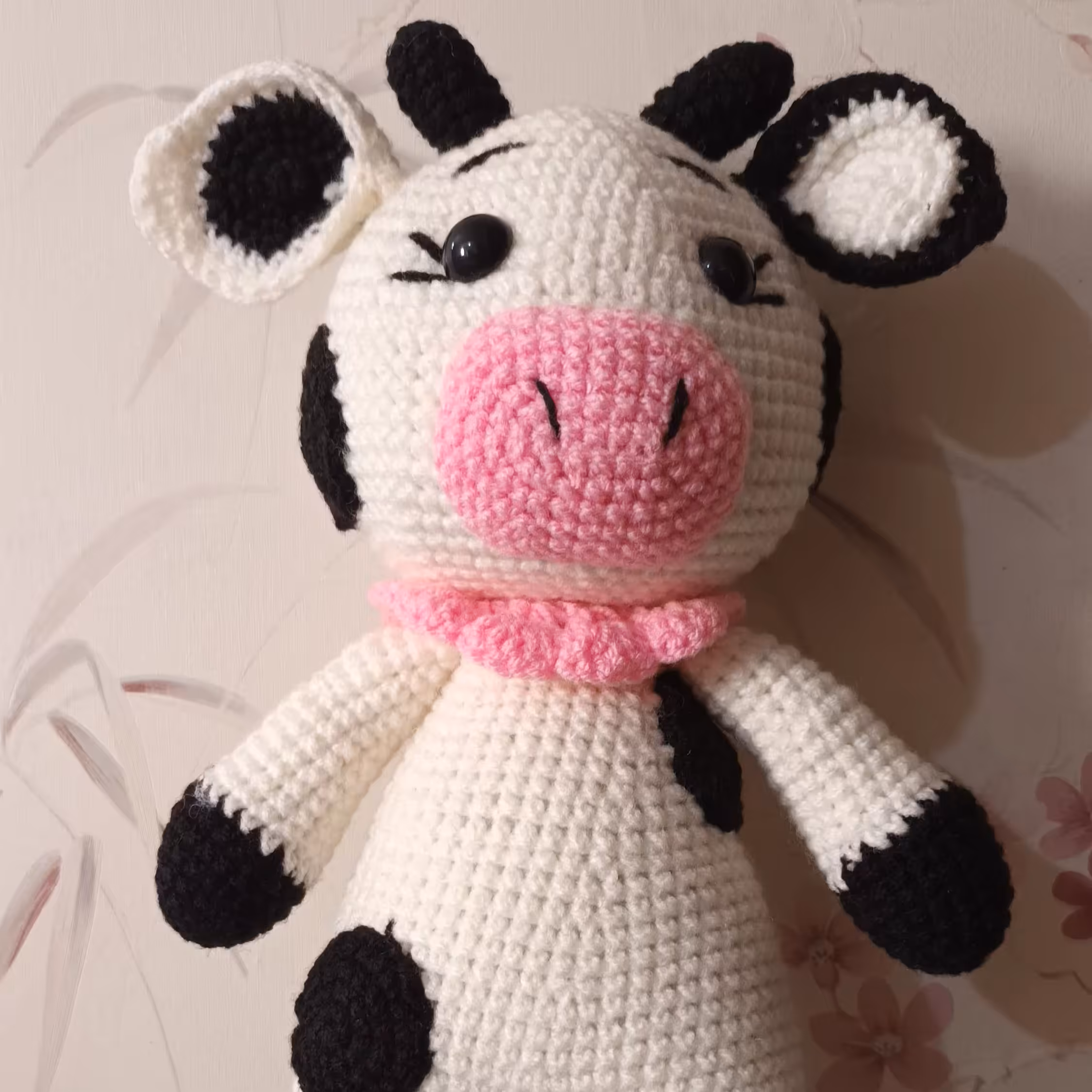 عروسک گاو-عروسک دست بافت گاو-فروش عروسک دست بافت-فروش عروسک 