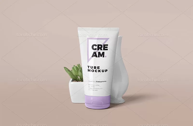 فایل موکاپ کرم تیوپی | گرافیک با طعم تربچه