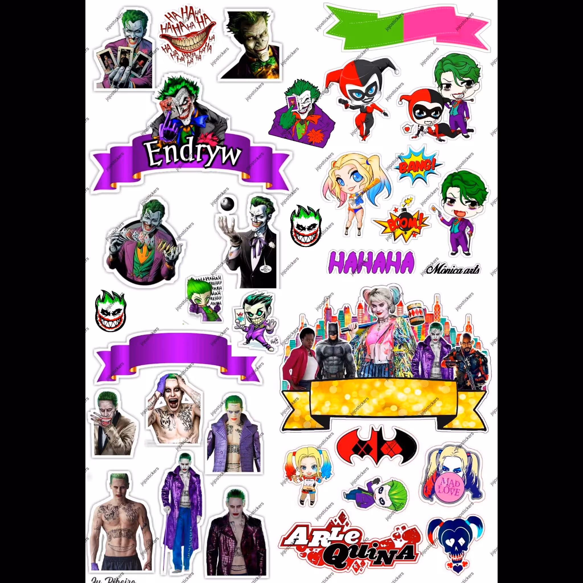 پک استیکر جوکر خفن