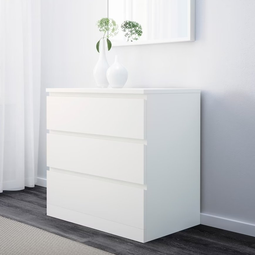 دراور  ایکیا سه کشو  IKEA MALM