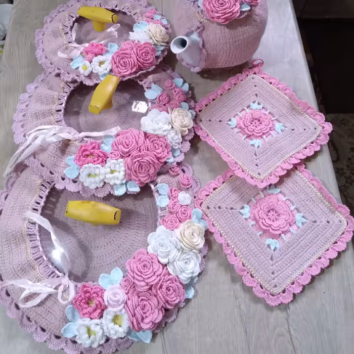 دمکنی قابلمه قلاببافی کاموا کتان طبیعی تغییر سایز نمیده در اثر گرما