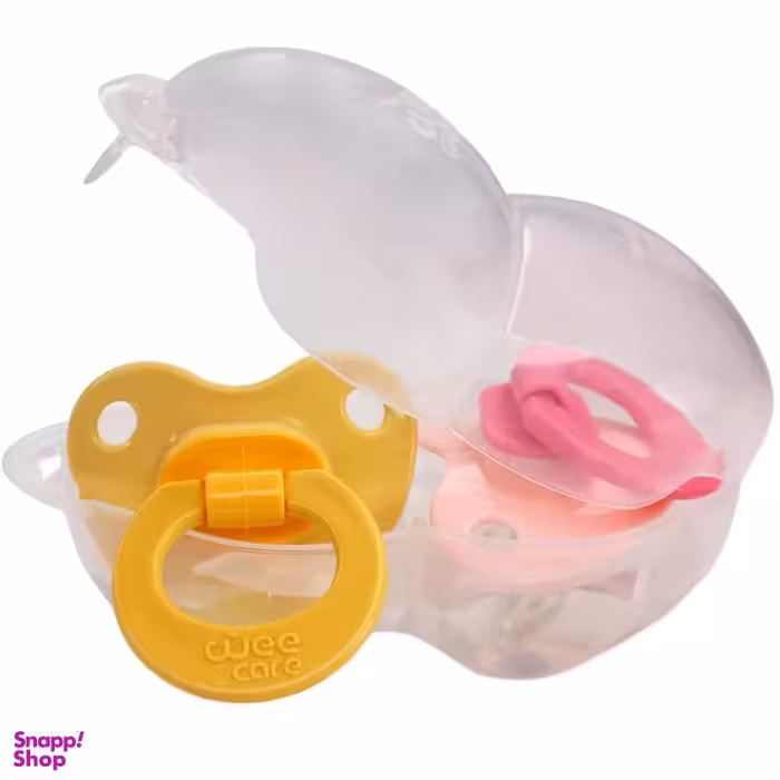 پستانک دوقلو ارتودنسی وی کر مدل MicroWave کد p141 سایز 2 و 3 به همراه قاب خود استریل