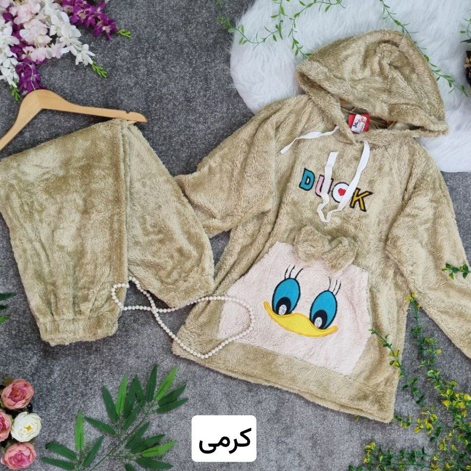 هودی شلوار زنانه طرح اردک ارسال رایگان
