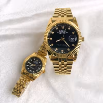 ست ساعت رولکس طلایی