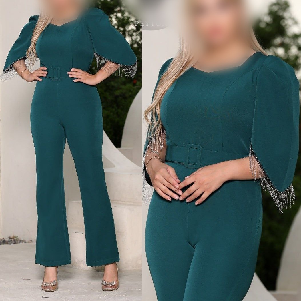اورال مجلسی زنانه پوشیده سرهمی زنانه جدید فرمالیته نامزدی عقد سایز 36 تا 60