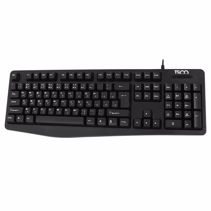کیبورد USB تسکو مدل TK 8030TSCO TK 8030 USB Wired Keyboard