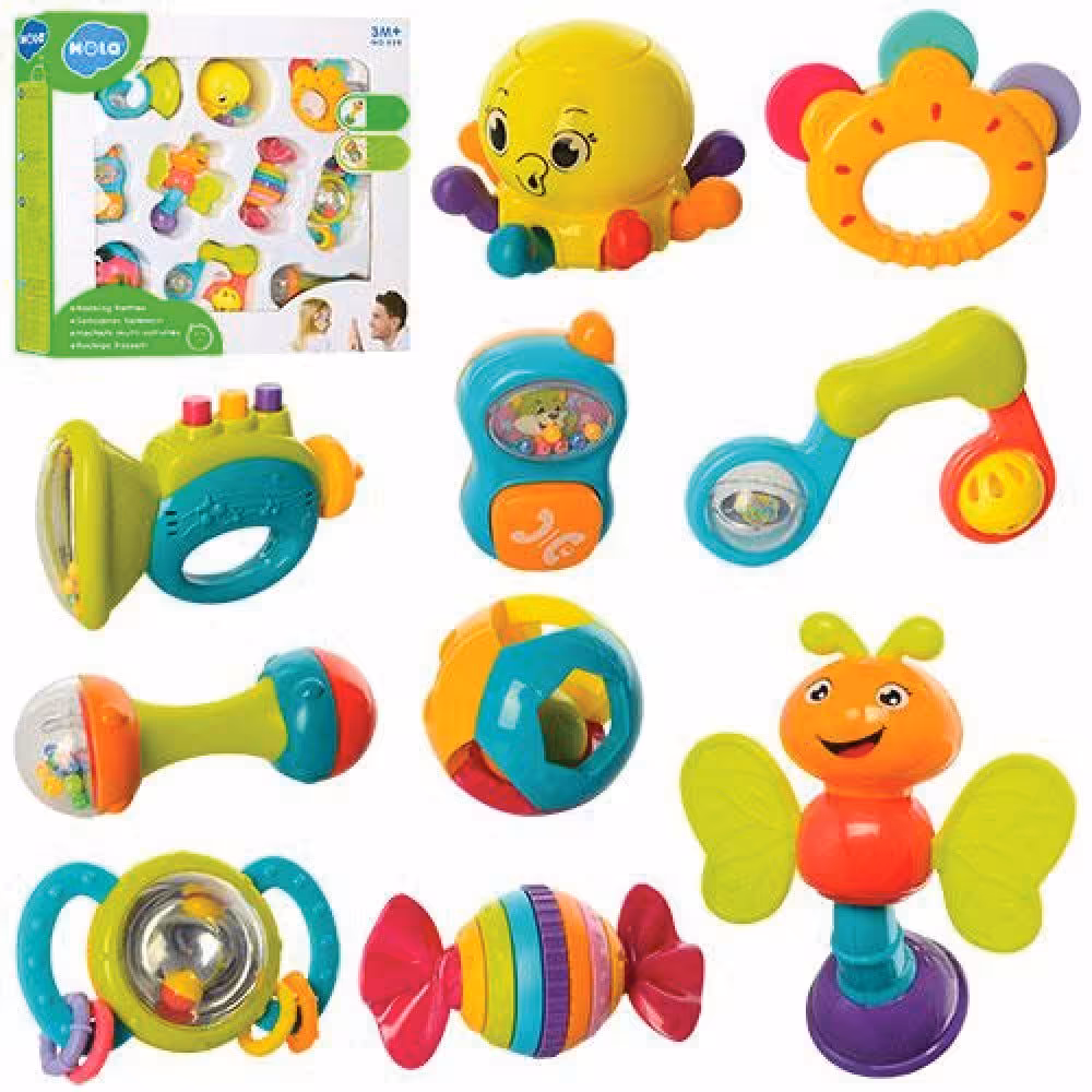 ست جغجغه 10 عددی هولی تویز 939 