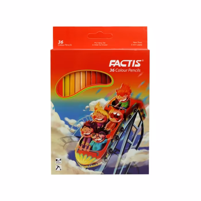 مدادرنگی فکتیس 36 رنگ جعبه مقوایی