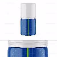 موکاپ بطری لوازم آرایشی با کیفیت | گرافیک با طعم تربچه