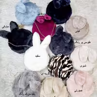 کیف  خرگوش خز دار  گرد فارو دخترانه ارسال رایگان