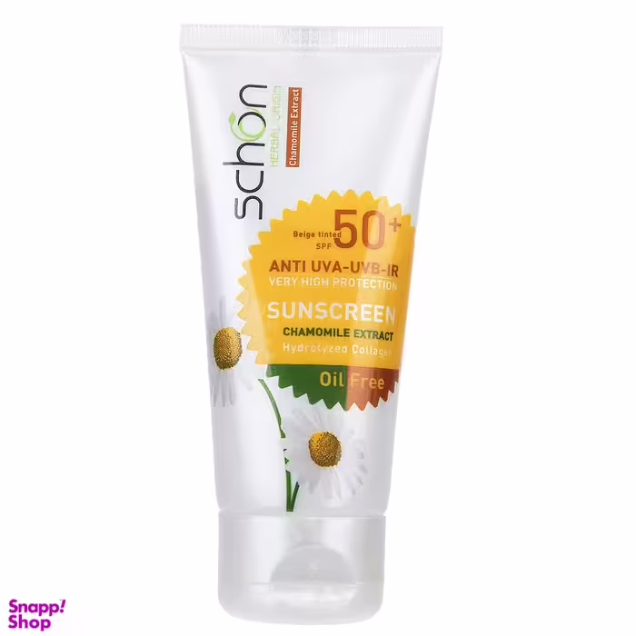 کرم ضد آفتاب شون (Schon) مدل Beige Tinted با SPF50 حجم 50 میلی‌‌ لیتر رنگی