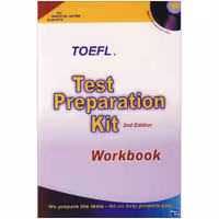 کتاب Workbook Test Preparation Kit TOEFL اثر جمعی از نویسندگان انتشارات ETS