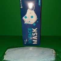 ماسک سه بعدی پنج لایه شرمن آبی ( بسته 25 عددی )