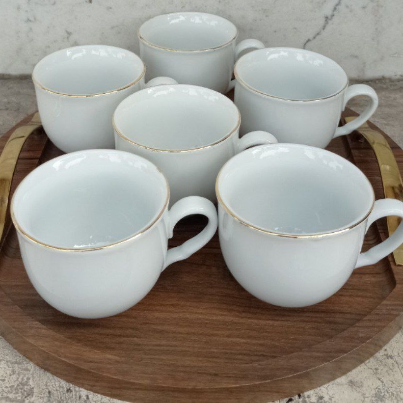 فنجان لب طلا چینی