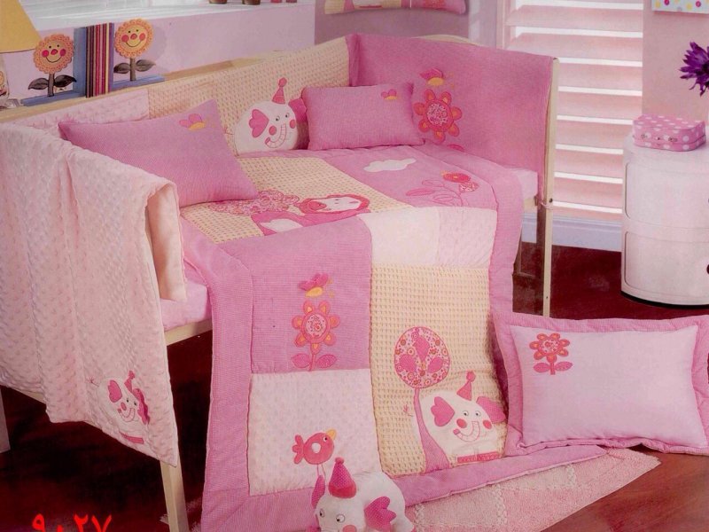 ست 6تکه سرویس لحاف کودک ستیمو با عروسک فیل