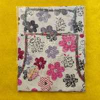 پیشبند اشپزخونه دولایه طرح گل در 2رنگ