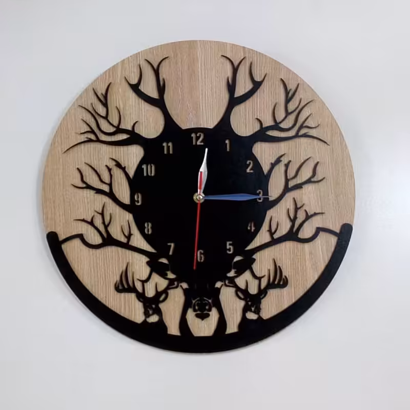 ساعت ( طرح گوزن)