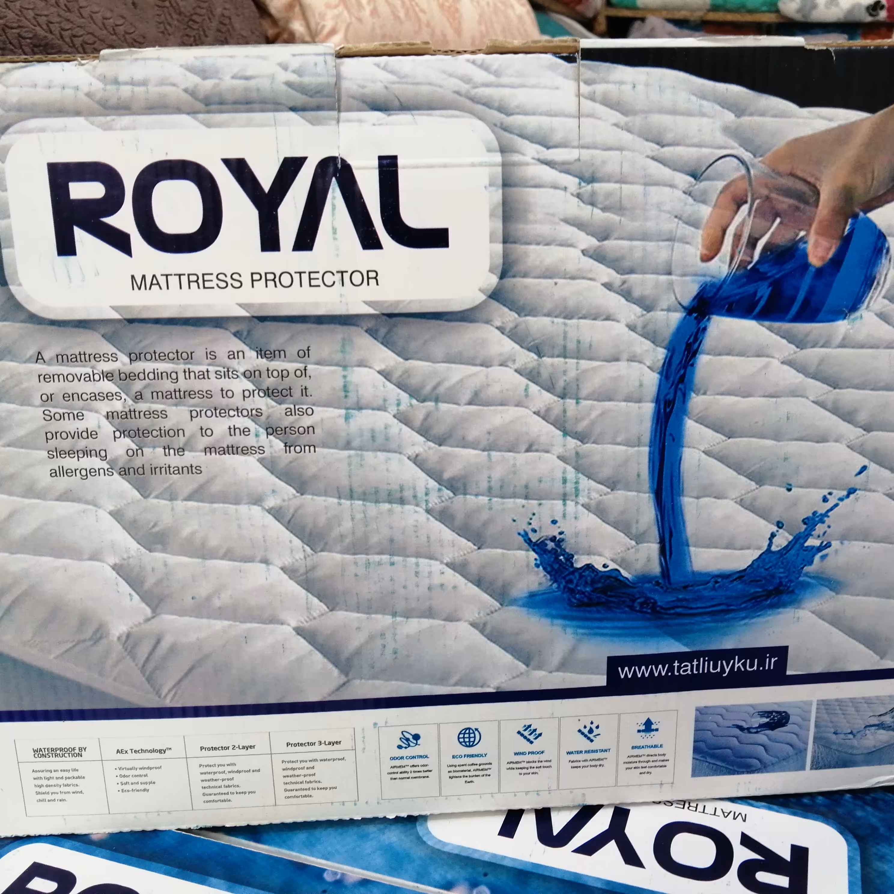 محافظ تشک ضد آب طبی در چهار سایز 90-120-160-180