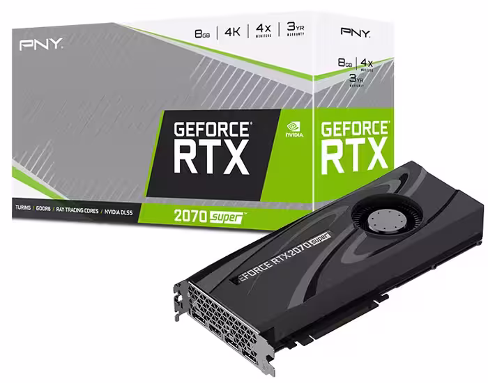 کارت گرافیک پی ان وای مدل GeForce RTX 2070 SUPER 8GB Blower