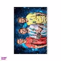 دفتر مشق 100 برگ بامبیلیپ طرح نیمار و مسی و رونالدو کد 2515240