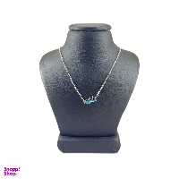 گردنبند نقره زنانه سواروسکی مدل ستاره خطی کد 544512