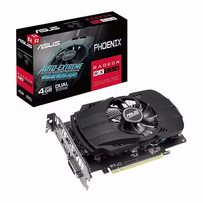 کارت گرافیک ایسوس PH RX550 4G EVO