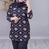 تونیک کرسپو خامه دوزی مدل دلبر