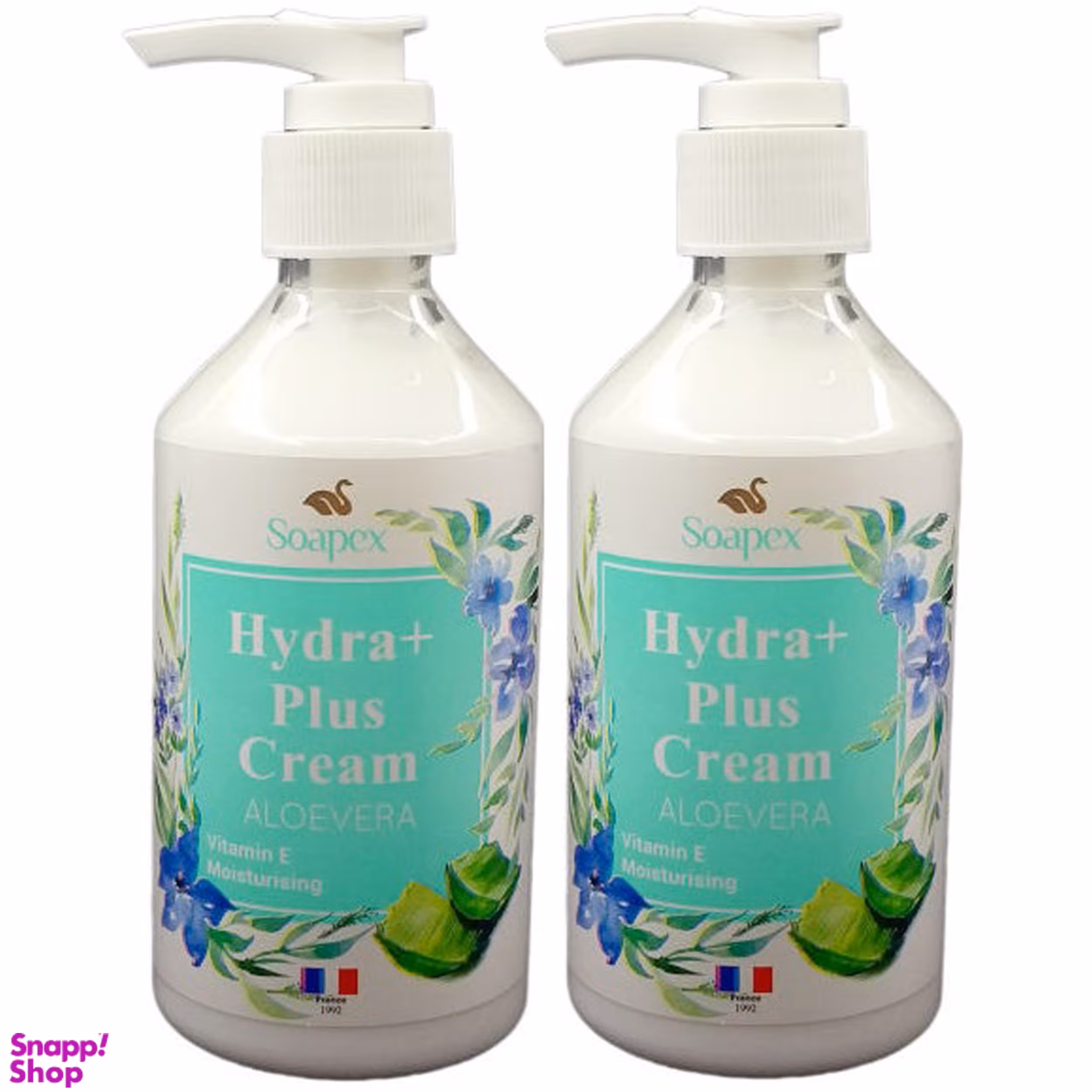 کرم مرطوب کننده سوپکس (Soapex) مدل HYDRA PLUS حجم 250 میلی‌لیتر بسته 2 عددی