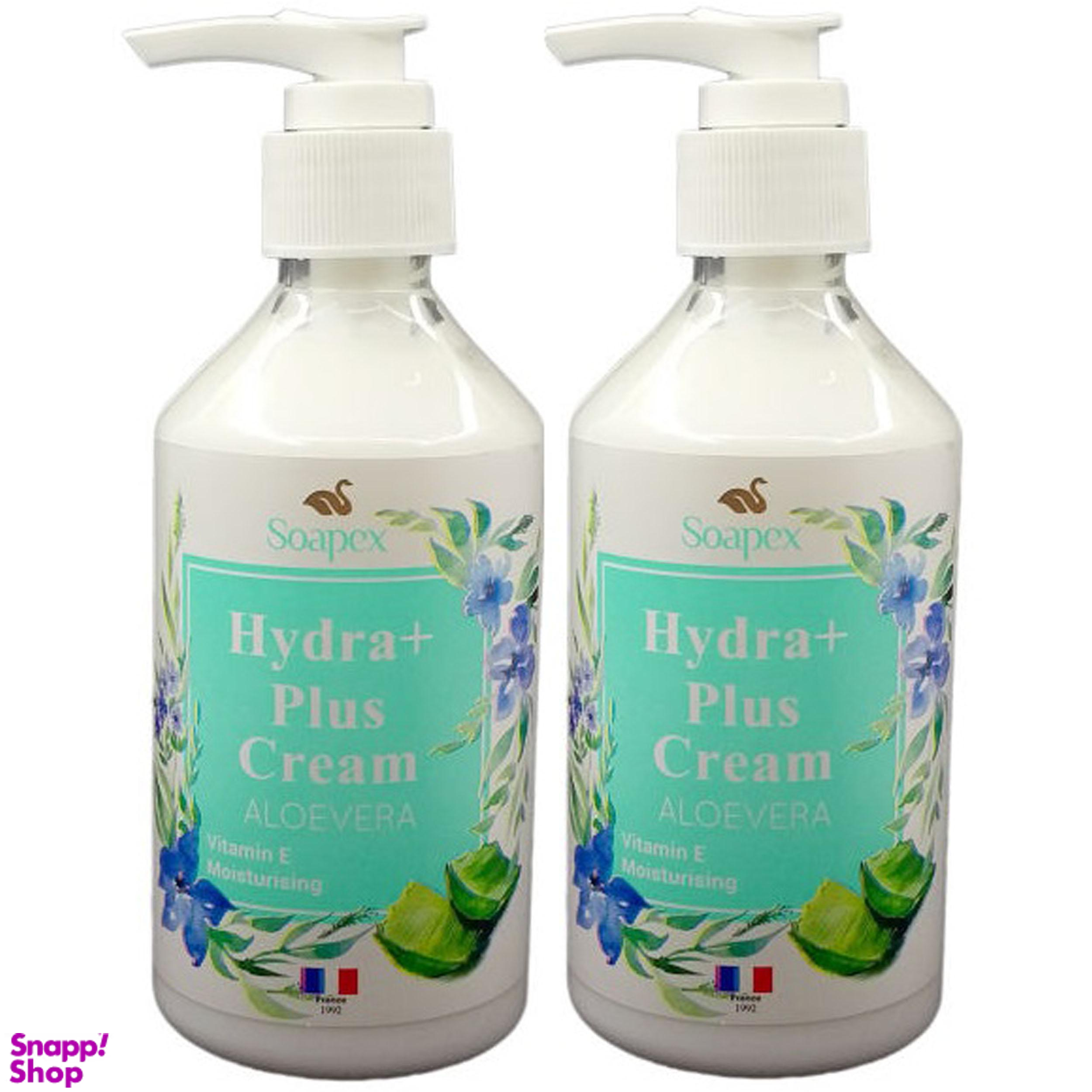 کرم مرطوب کننده سوپکس (Soapex) مدل HYDRA PLUS حجم 250 میلی‌لیتر بسته 2 عددی