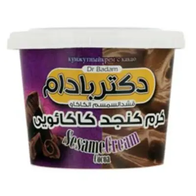 کرم کنجد شکلاتی دکتر بادام ( 220 گرم )