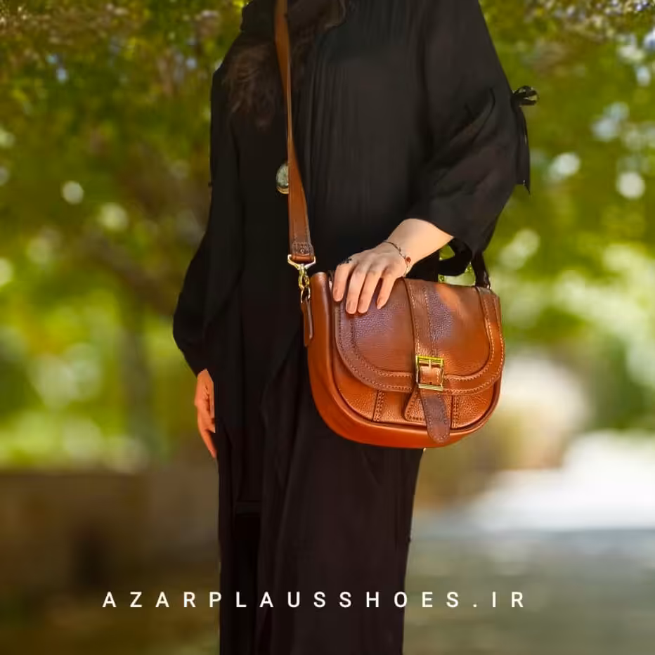 کیف تمام چرم طبیعی‌کاملا دست دوز مدل سویل