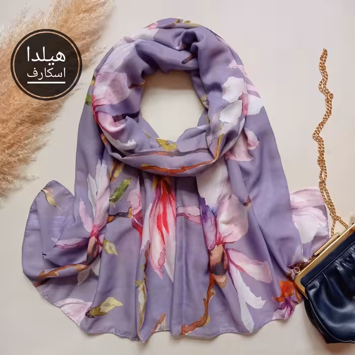 شال نخی  با رنگهای شاد 