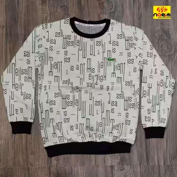 بلوز یقه گرد پسرانه و دخترانه سلانیکی سایز 65 و70 سنین 10تا14 سال