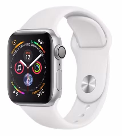 ساعت مچی هوشمند اپل واچ سری4 40 میلیمتر با بند اسپرت سفید