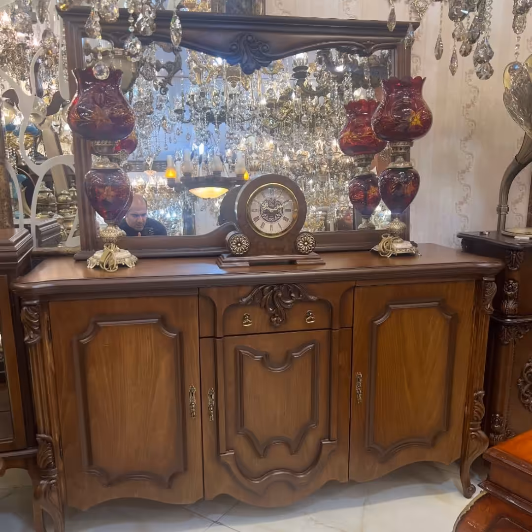 آینه کنسول مدل افرا فروش به صورت نقد و اقساط تمام چوب راش گرجستان ضمانت 36 ماهه بسیار شیک و کلاسیک مناسب افراد لوکس پسند