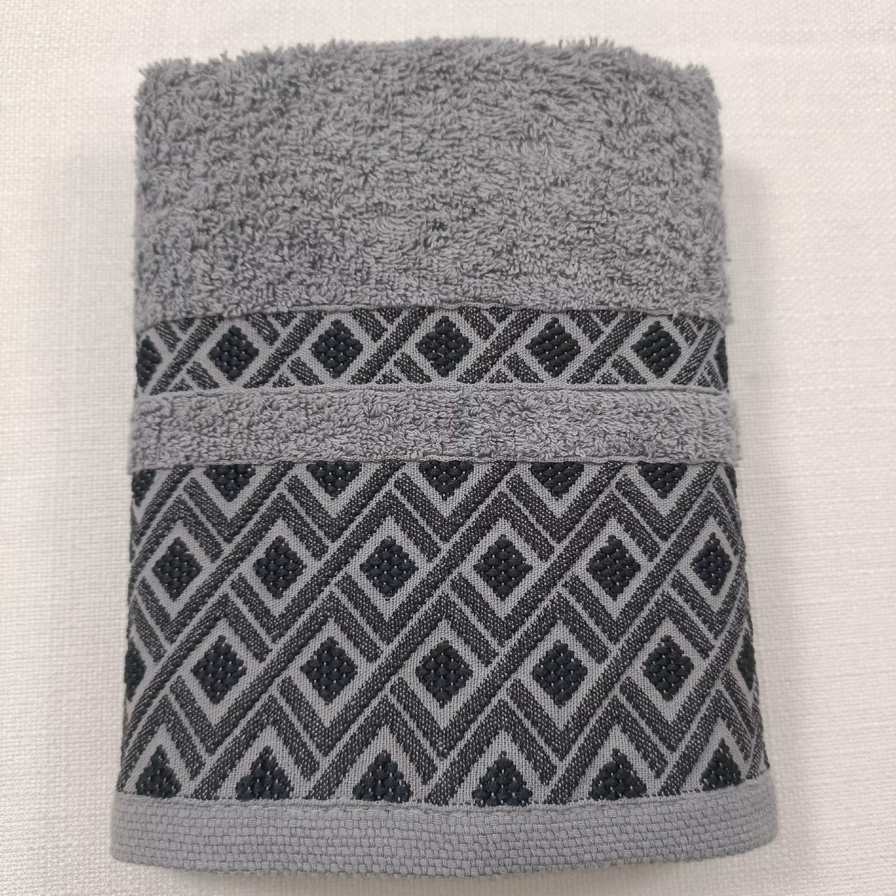 حوله دستی بهباف آذر  مدل الماس سایز 40 در 78 سانتیمتر کد 01