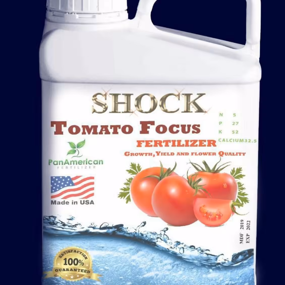 کود مخصوص گوجه فرنگی شوک یک لیتری آمریکایی