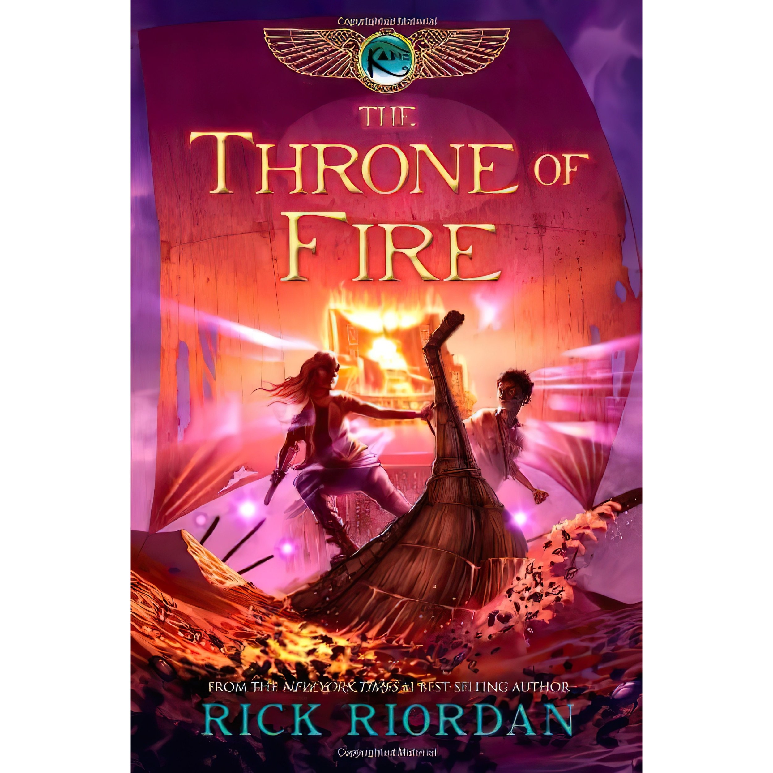 کتاب زبان اصلی The Throne of Fire The Kane Chronicles Book اثر Rick Riordan