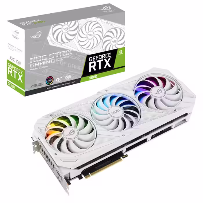 مشخصات، قیمت و خرید کارت گرافیک ایسوس مدل ASUS ROG STRIX RTX3080 O10G GAMING WE