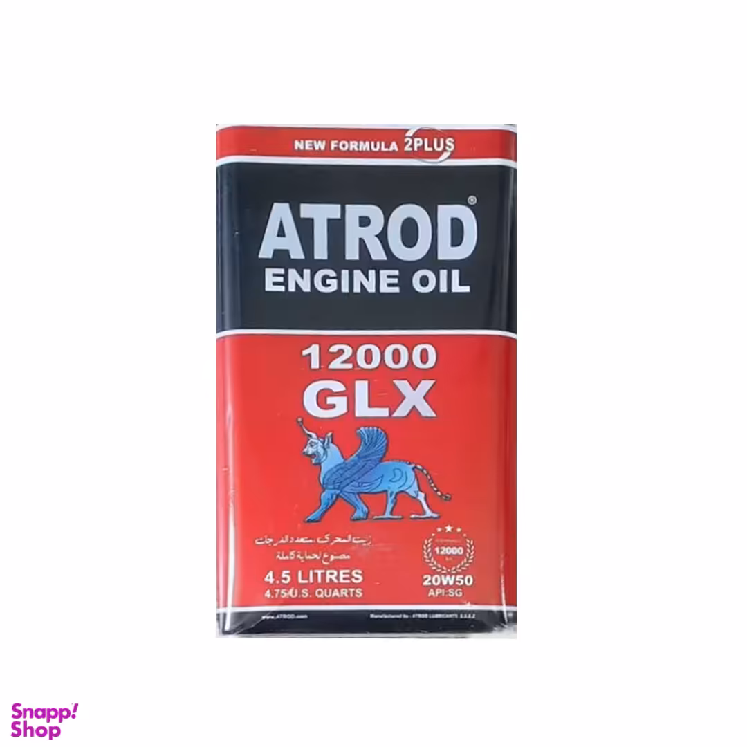 روغن موتور خودرو آترود مدل 12000 گرید Sj 50_20 حجم 4.5 لیتر