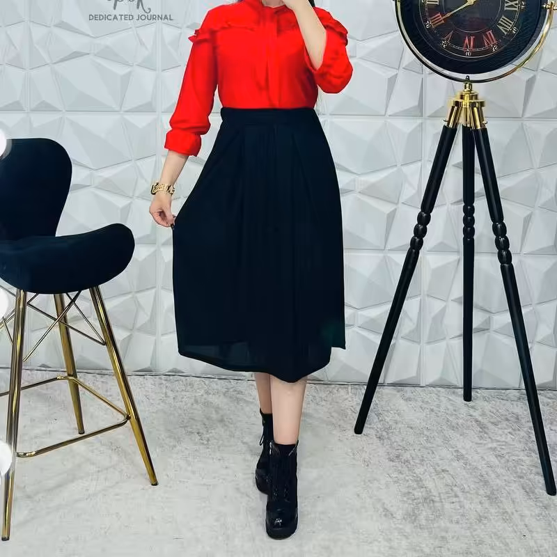 شومیز دامن گل پونه