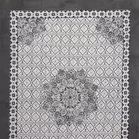 سفره قلمکارصادراتی پرشین سایز100در150پارچه پنبه کتان اعلا، بدون ابرفت و رنگ ثابت