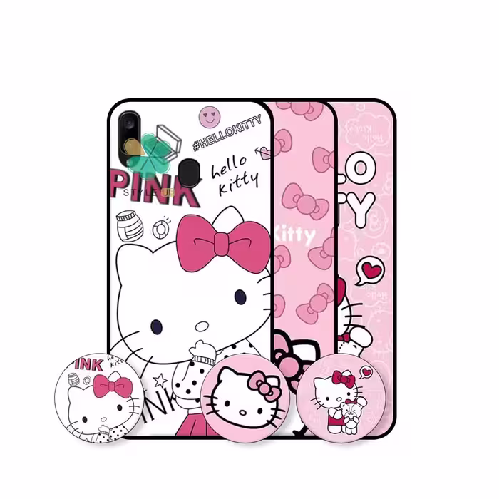 قاب دخترانه گوشی سامسونگ Samsung Galaxy M10s طرح Hello Kitty