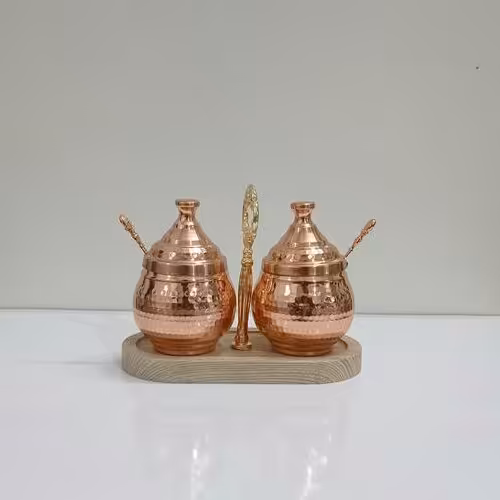 جا ادویه مسی دو تایی نانو شده همراه استند