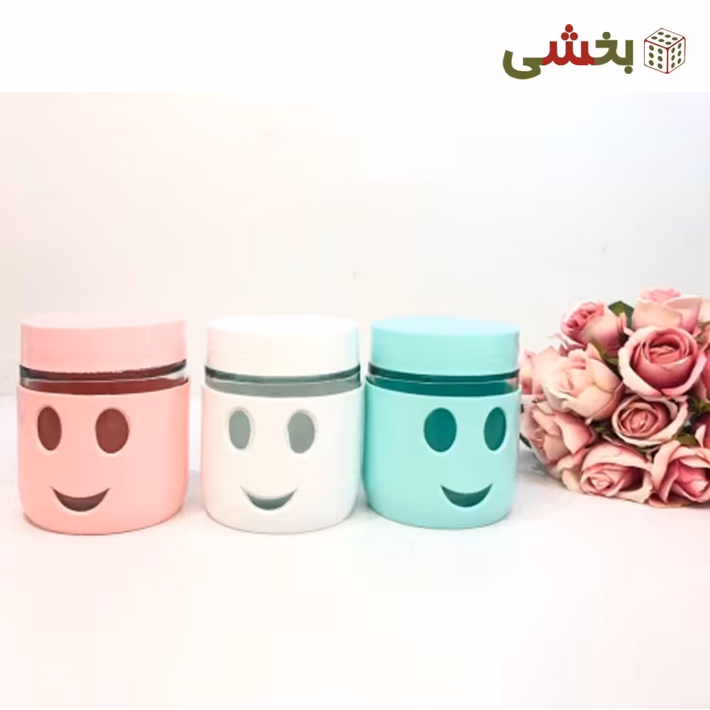 بانکه حبوبات لبخند کوچک استوانه ای