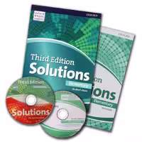 کتاب Solutions 3rd Edition Elementary  به همراه CD رحلی